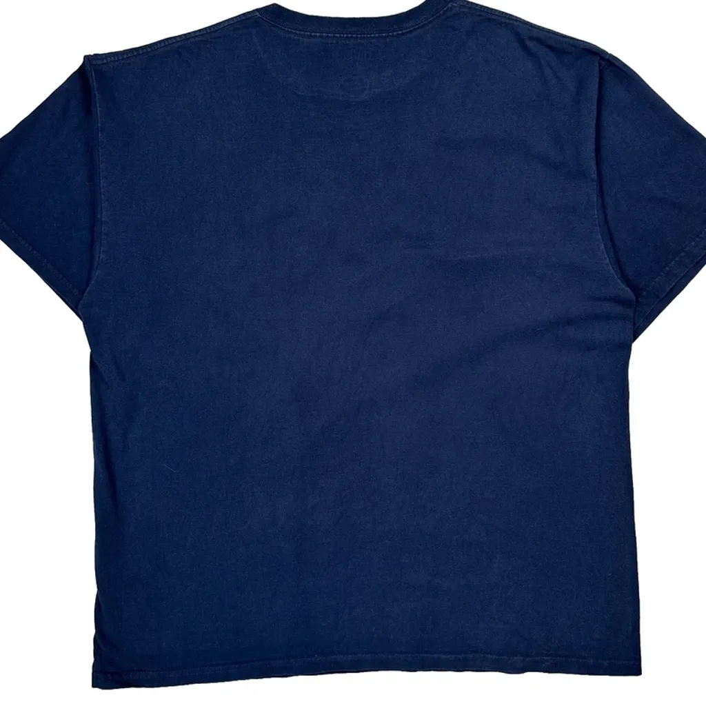Illinois Illini Majestic College T-Shirt - XL Navy Cotton - Image 7