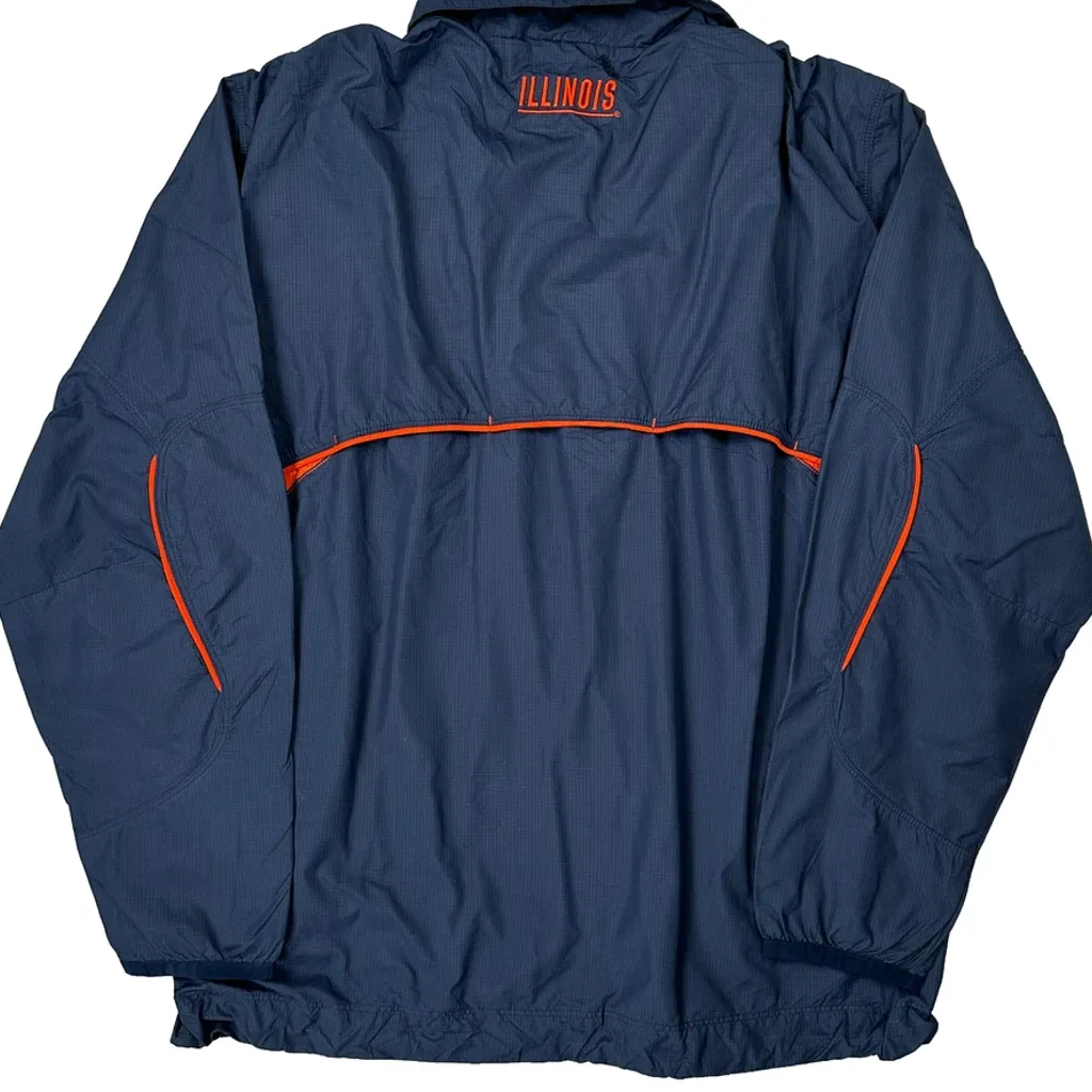 Illinois Nike Windbreaker - Large Blue Polyester - Image 6