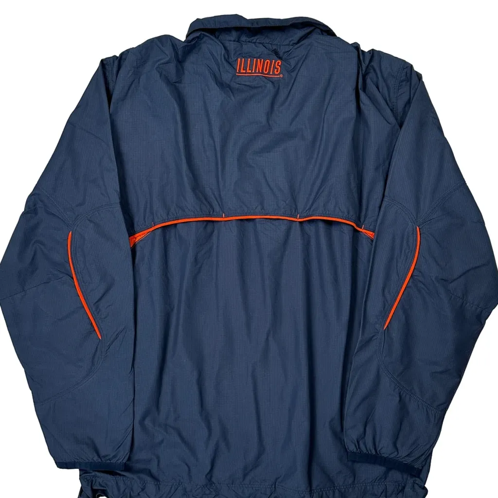 Illinois Nike Windbreaker - Large Blue Polyester - Image 7
