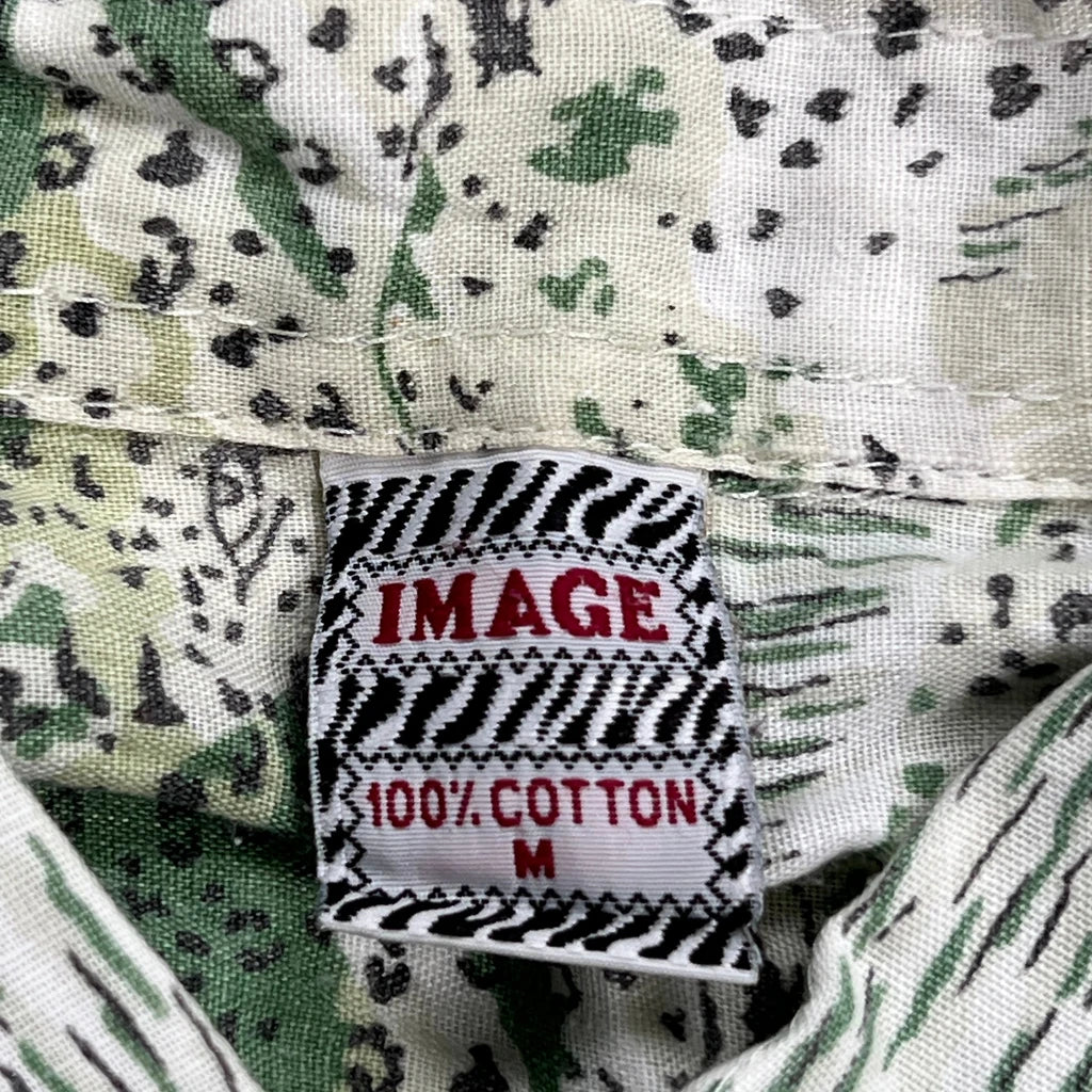 Image Short Sleeve Shirt - Medium Green Cotton - Image 3