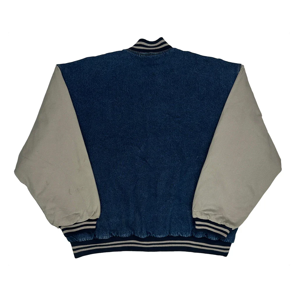 Incrowd Varsity Jacket - Large Blue Denim - Image 2
