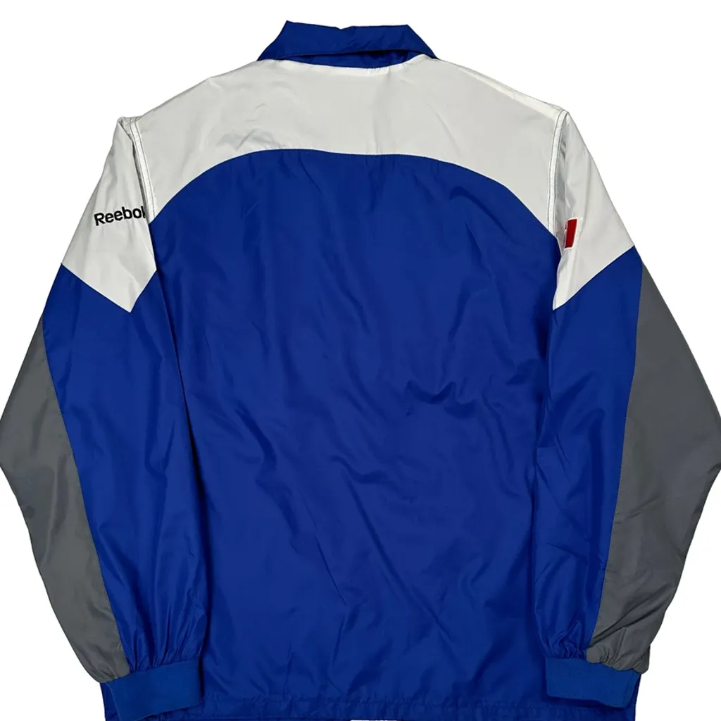Indianapolis Colts Reebok Nfl Windbreaker - Large Blue Polyester - Image 7