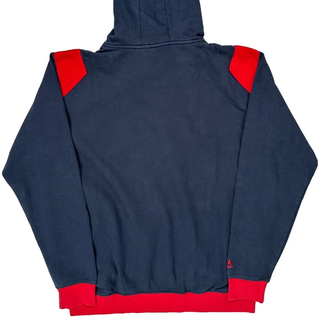 Indians Majestic Hoodie - Large Navy Cotton - Image 6