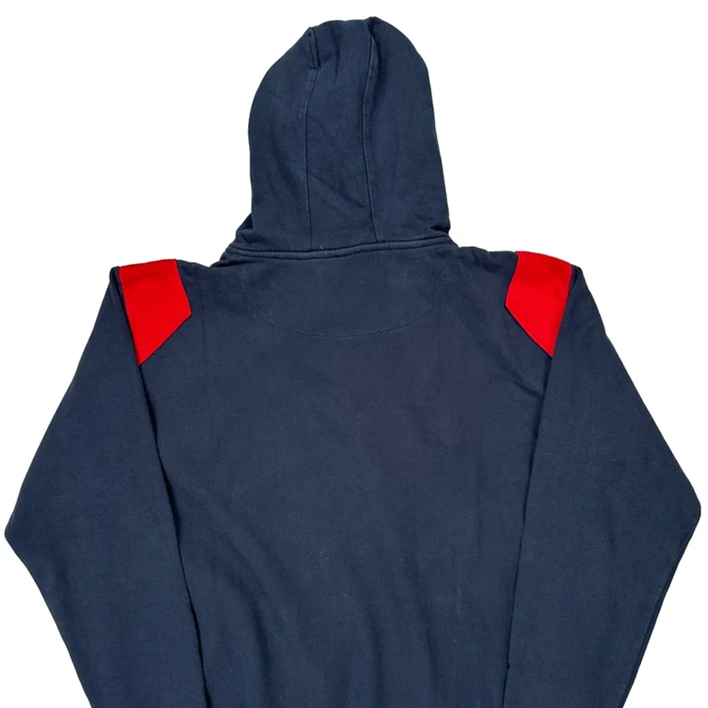 Indians Majestic Hoodie - Large Navy Cotton - Image 7