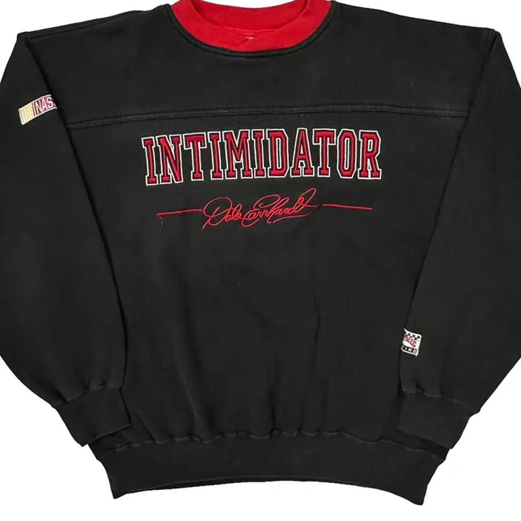 Intimidator Nutmeg Graphic Sweatshirt - Large Black Polyester Blend - Image 4