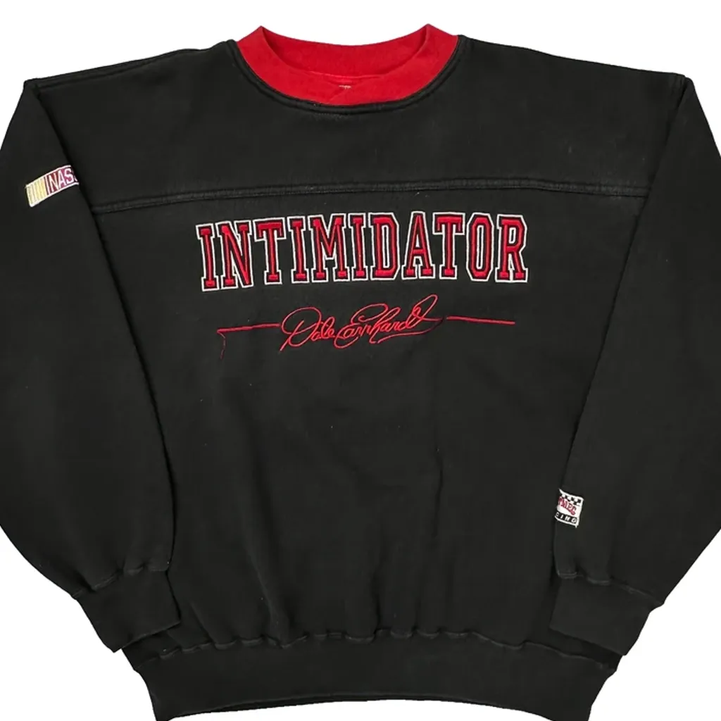 Intimidator Nutmeg Graphic Sweatshirt - Large Black Polyester Blend - Image 5