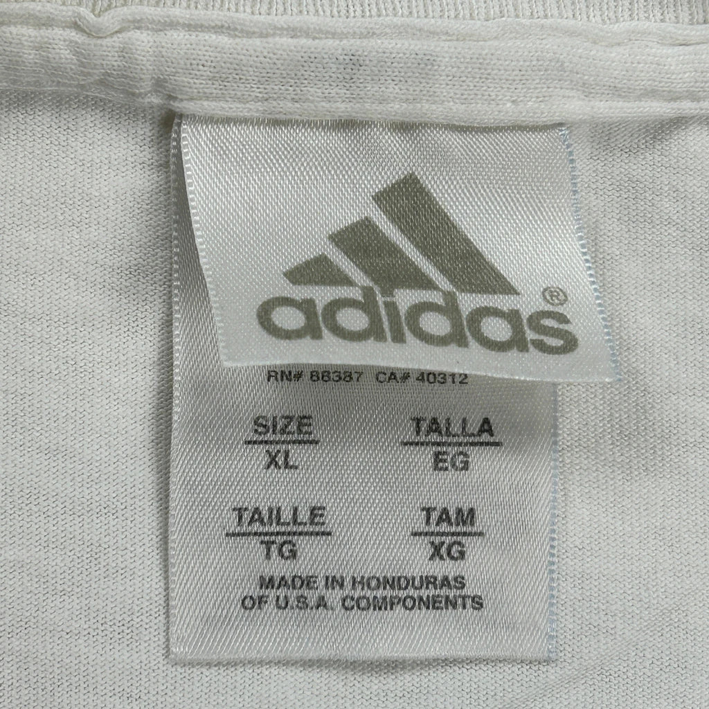 Iowa Hawkeyes Adidas College Long Sleeve T-Shirt - XL White Cotton - Image 3