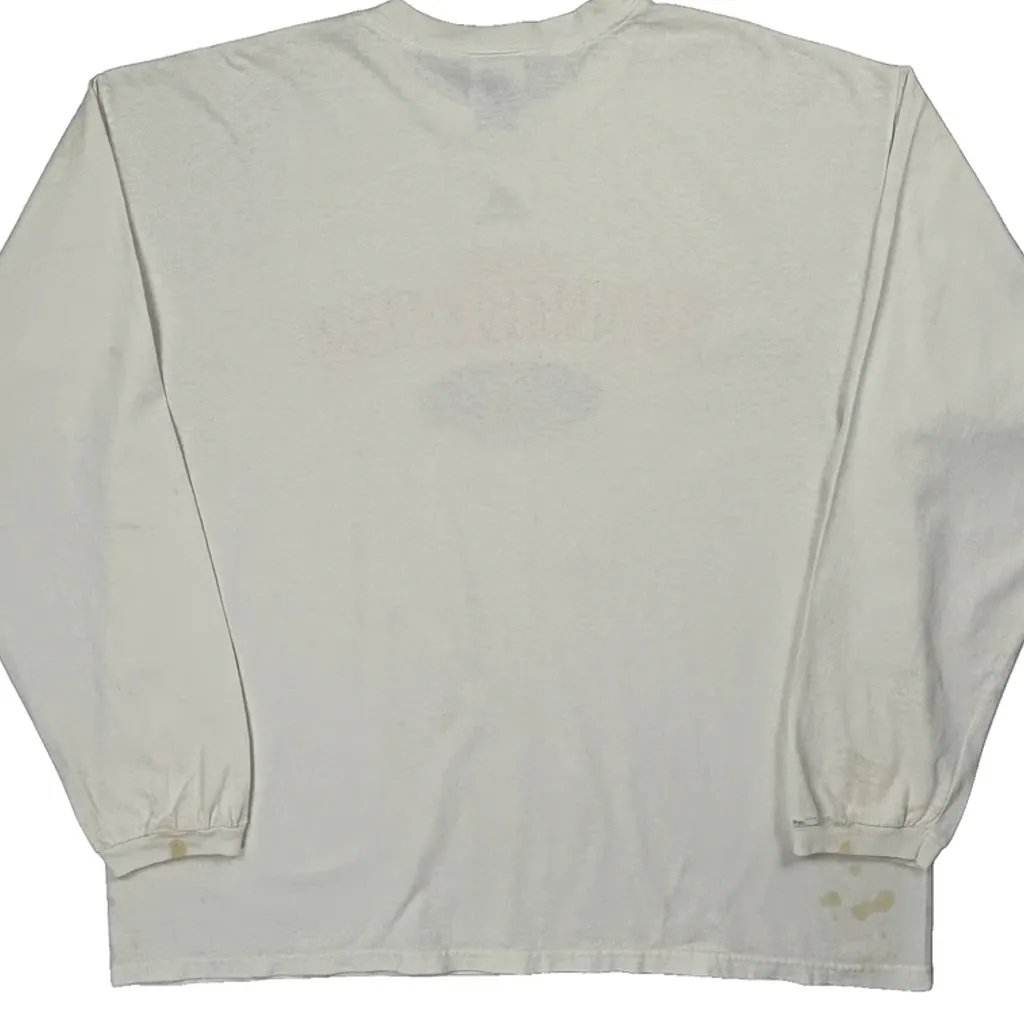 Iowa Hawkeyes Adidas College Long Sleeve T-Shirt - XL White Cotton - Image 6