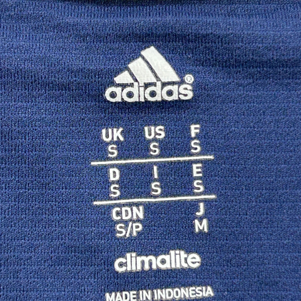 Isc Adidas Football Shirt - Small Blue Polyester - Image 3