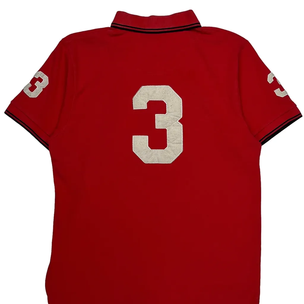 Italy Polo By Ralph Lauren Polo Shirt - XL Red Cotton - Image 7