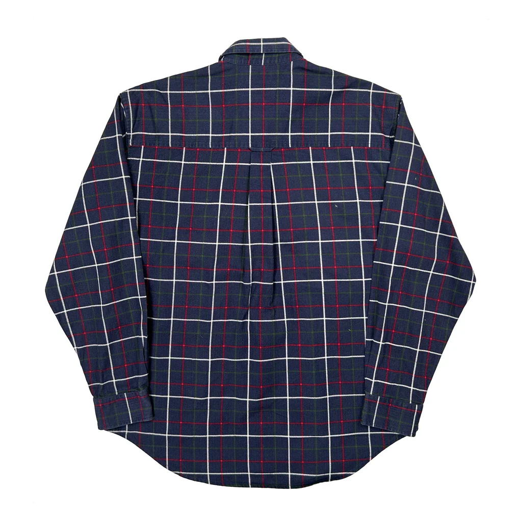 Ivy Crew Checked Shirt - Large Blue Cotton - Image 2