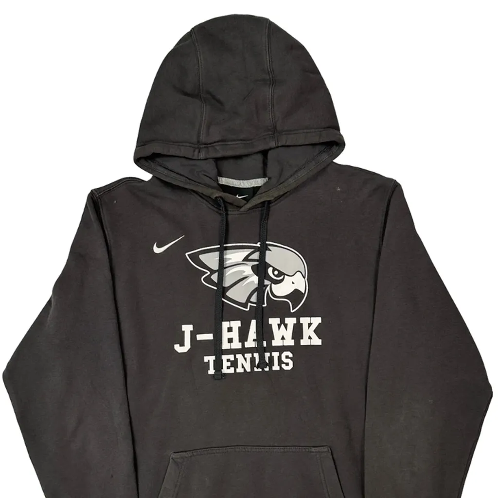 J-Hawk Tennis Nike Hoodie - Large Black Cotton - Image 5