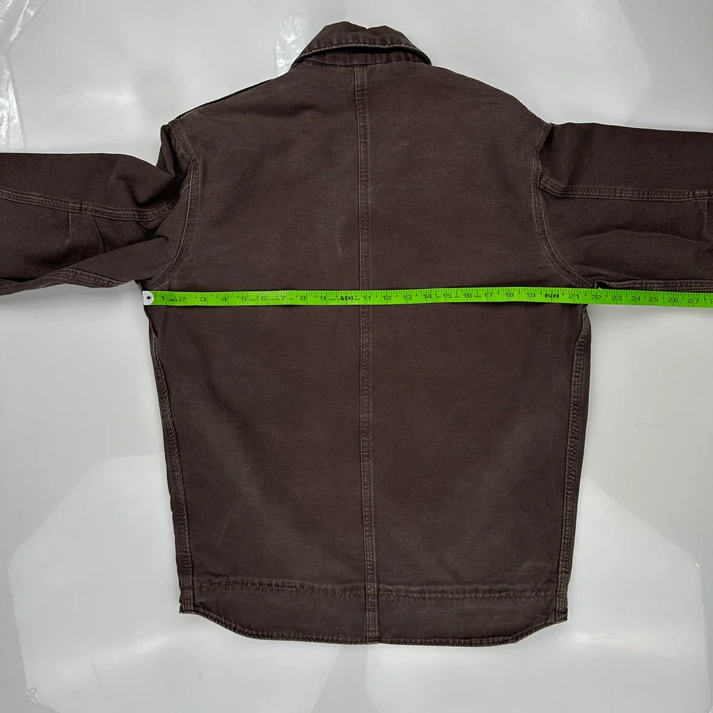 J169 Carhartt Jacket - Small Brown Cotton - Image 3