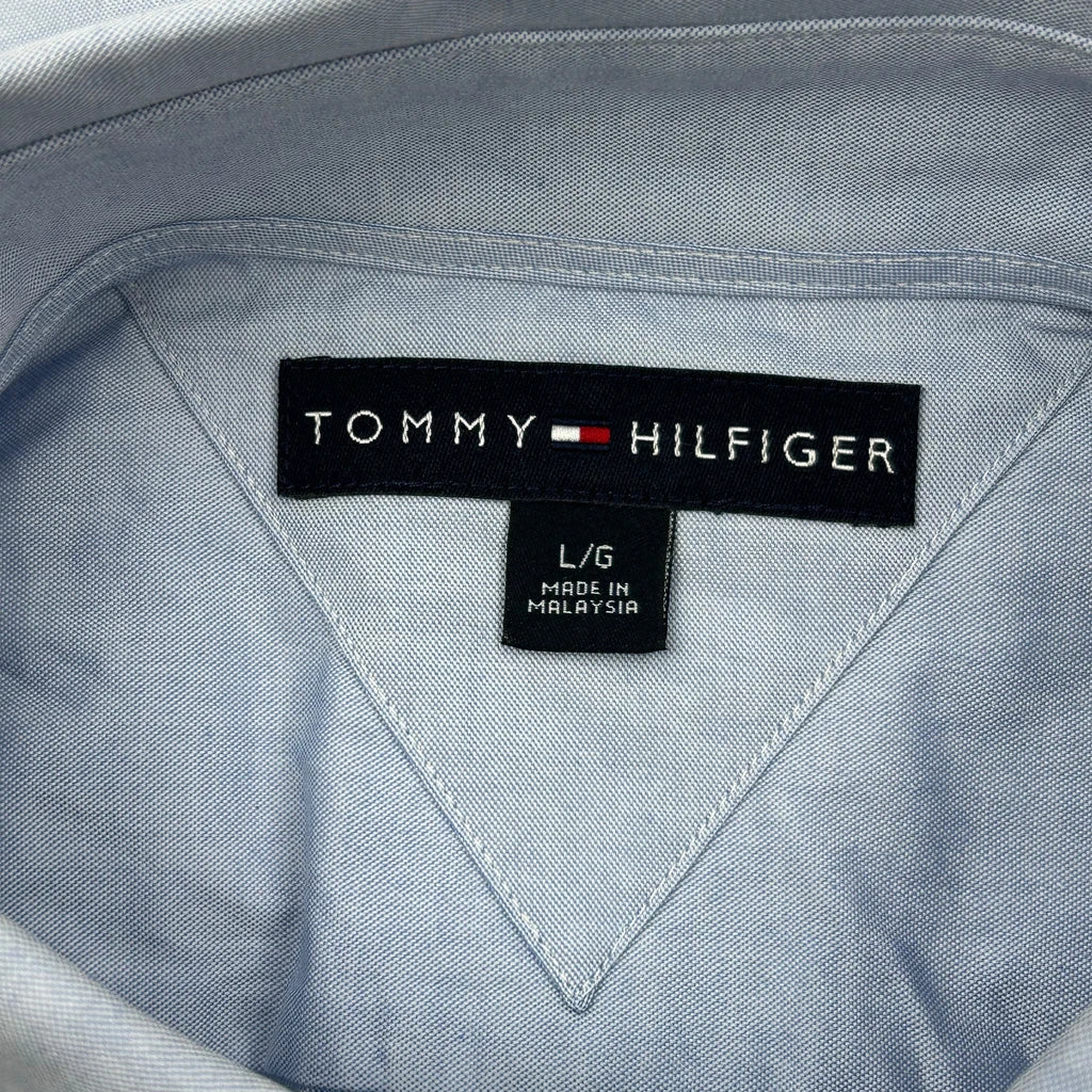 Jack Link'S Beef Jerky Logo Tommy Hilfiger Shirt - Large Blue Cotton - Image 3
