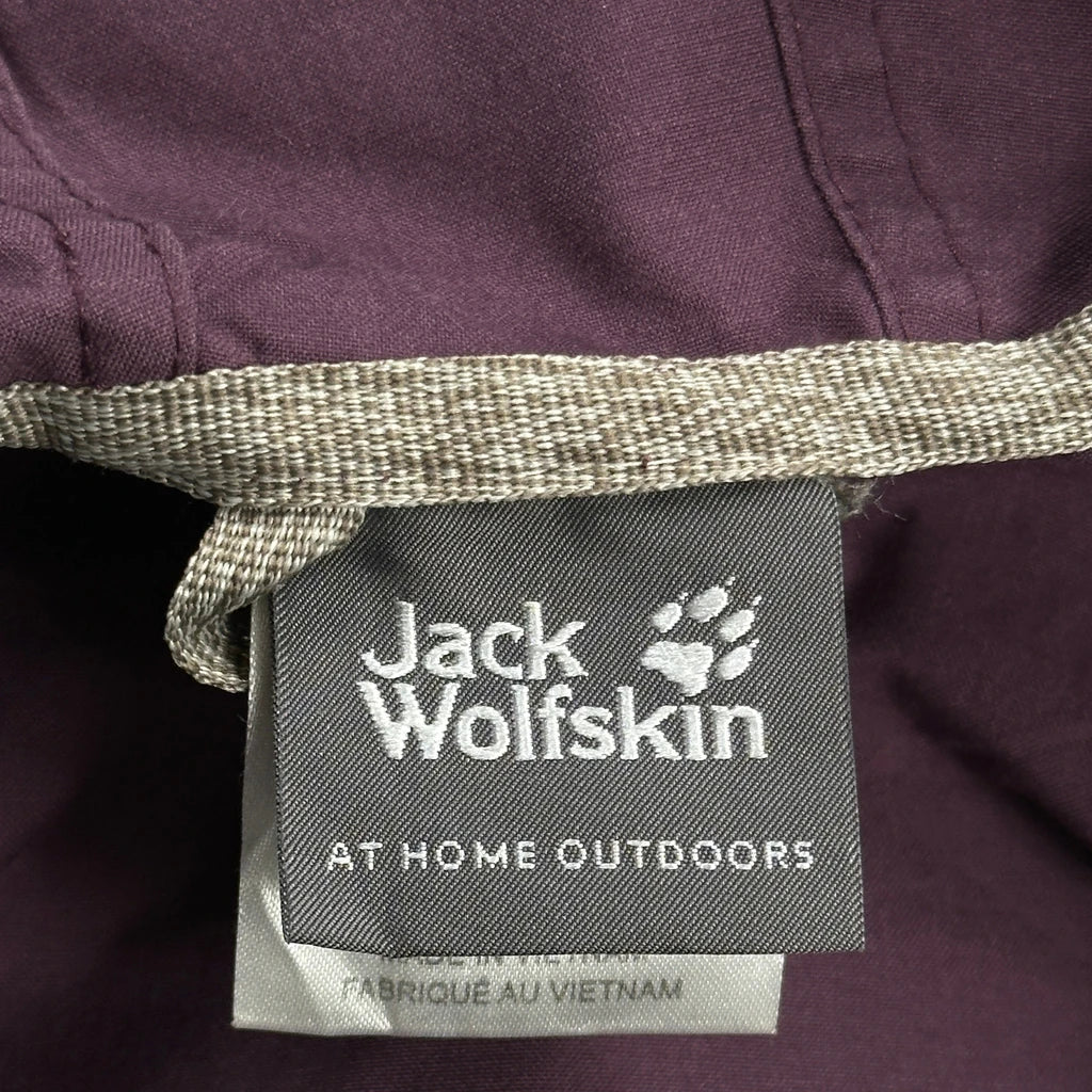 Jack Wolfskin Waterproof Jacket - Medium Purple Cotton - Image 3
