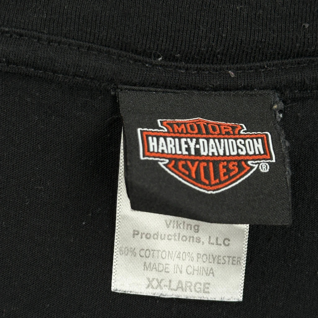 Jamaica Harley Davidson Graphic T-Shirt - 2XL Black Cotton Blend - Image 3