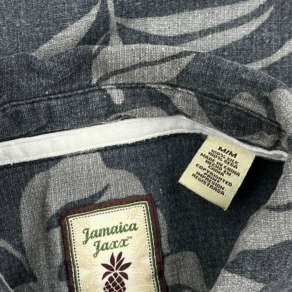 Jamaica Jaxx Hawaiian Shirt - Medium Grey Silk - Image 3