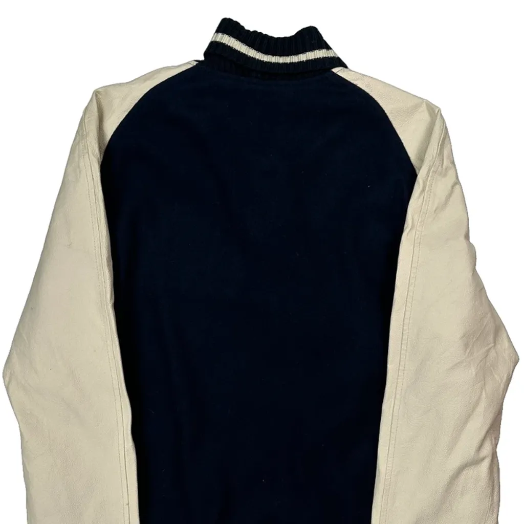 Jc Penny Varsity Jacket - Medium Navy Cotton - Image 7