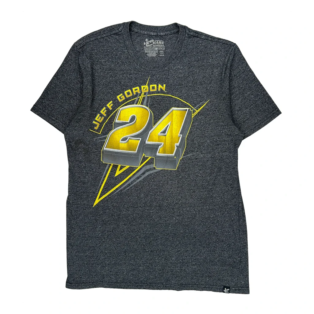 Jeff Gordon Chase Authentics Nascar T-Shirt - XL Gray Cotton Blend