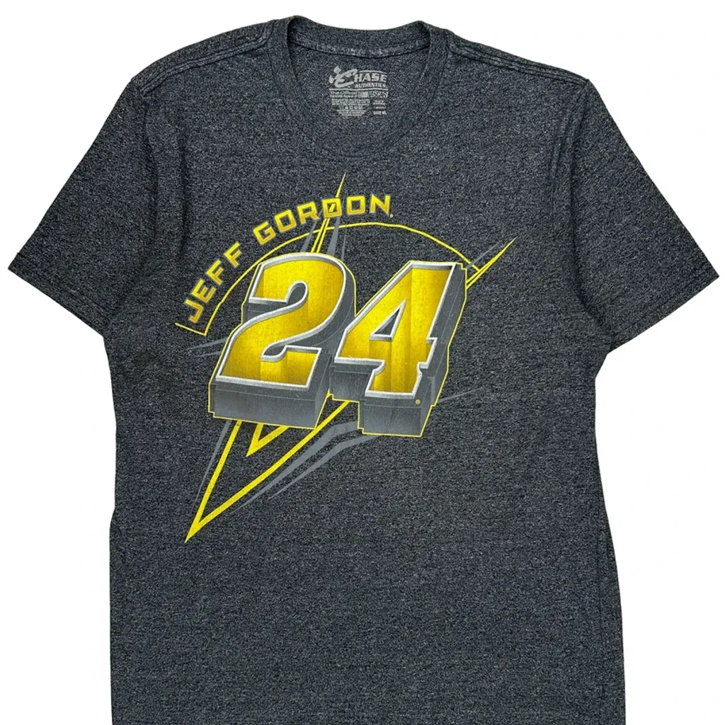 Jeff Gordon Chase Authentics Nascar T-Shirt - XL Gray Cotton Blend - Image 4