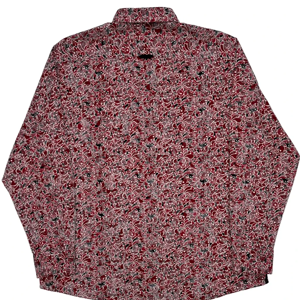 Jermyn & Bond Floral Shirt - XL Red Cotton - Image 7