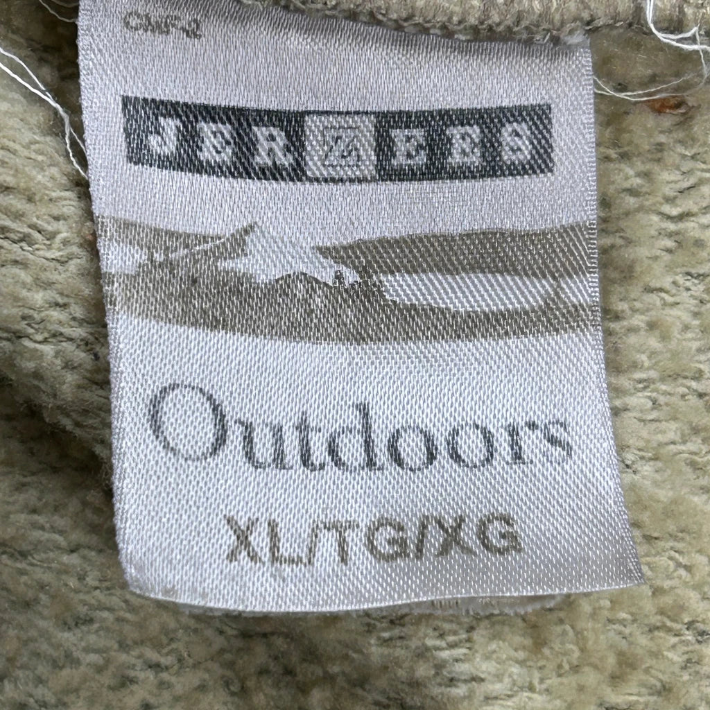 Jerzees Camo 1/4 Zip - XL Beige Cotton - Image 3