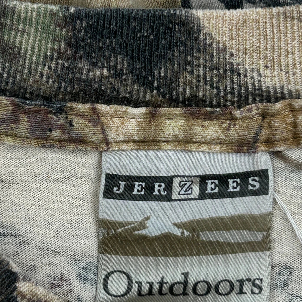 Jerzees Long Sleeve T-Shirt - XL Camo Cotton - Image 3
