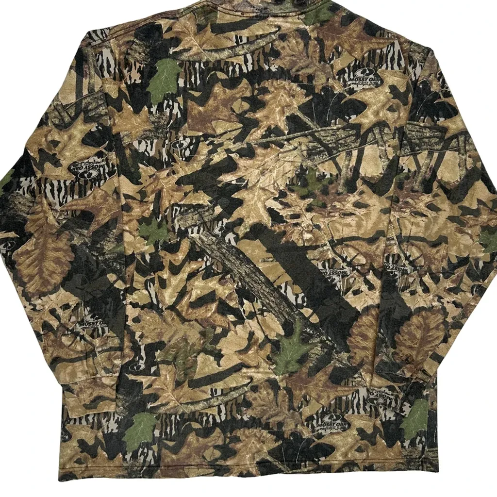 Jerzees Long Sleeve T-Shirt - XL Camo Cotton - Image 6