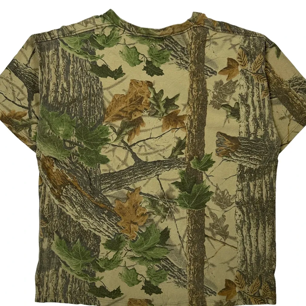 Jerzees Camo T-Shirt - Large Camo Cotton - Image 7