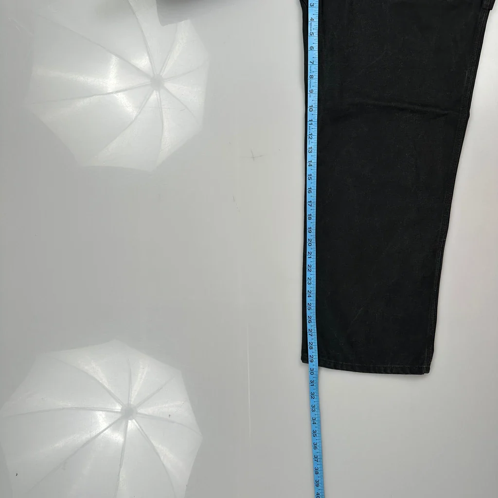 Jesse James Carpenter Trousers - 38W 30L Black Cotton - Image 5