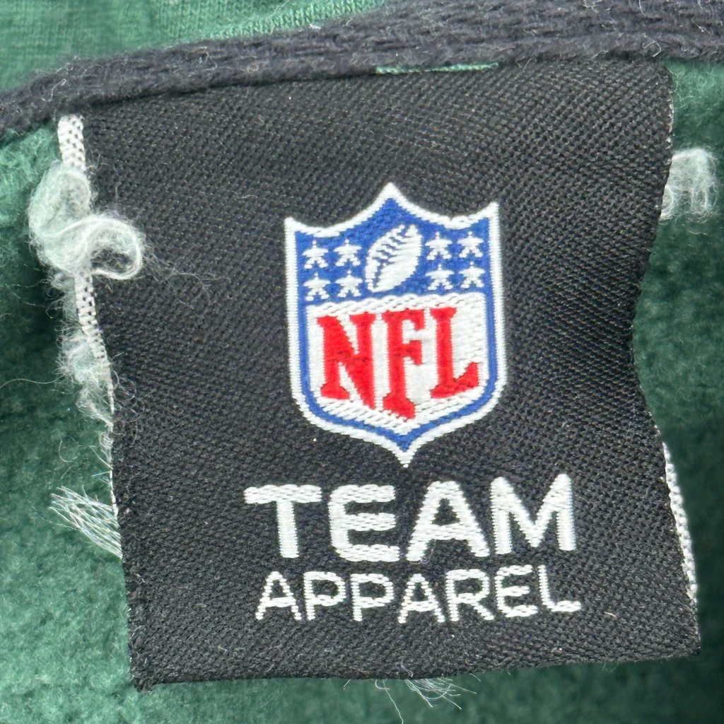 Jets Nfl Football Hoodie - XL Green Cotton - Image 4