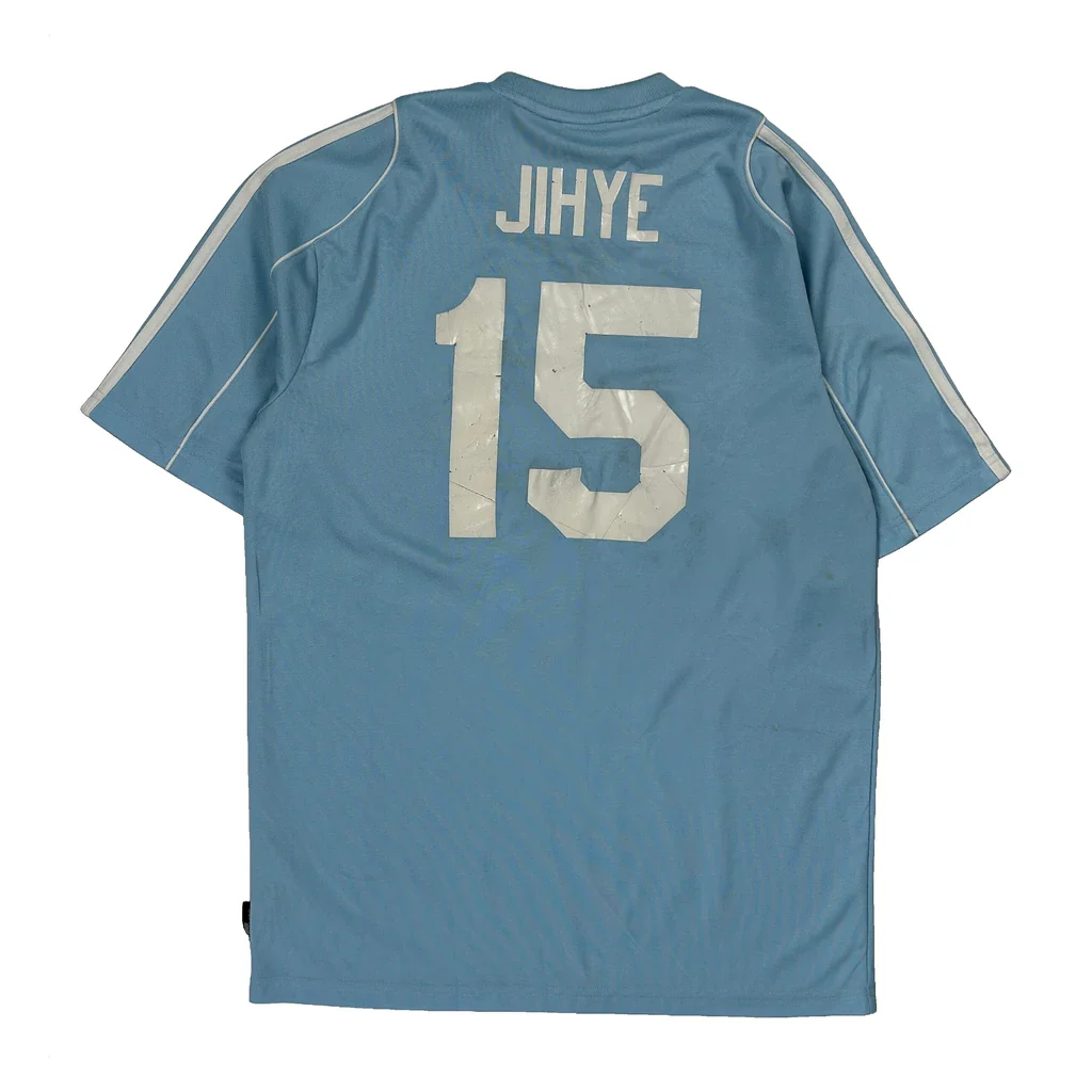 Jihye 15 Adidas Football Shirt - Small Blue Polyester - Image 2