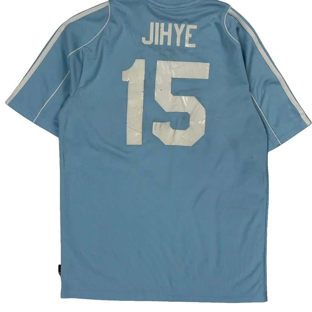 Jihye 15 Adidas Football Shirt - Small Blue Polyester - Image 7