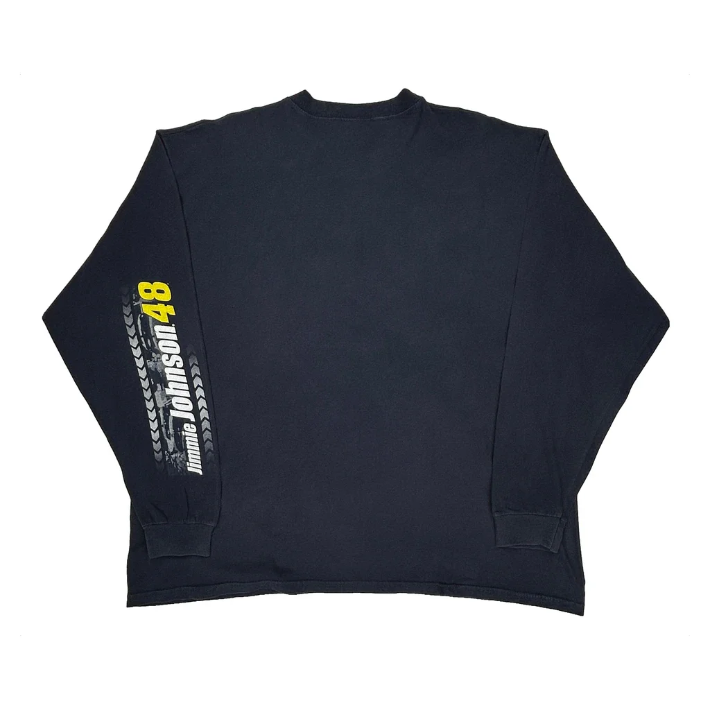 Jimmie Johnson Chase Authentics Nascar Long Sleeve T-Shirt - XL Black Cotton - Image 2