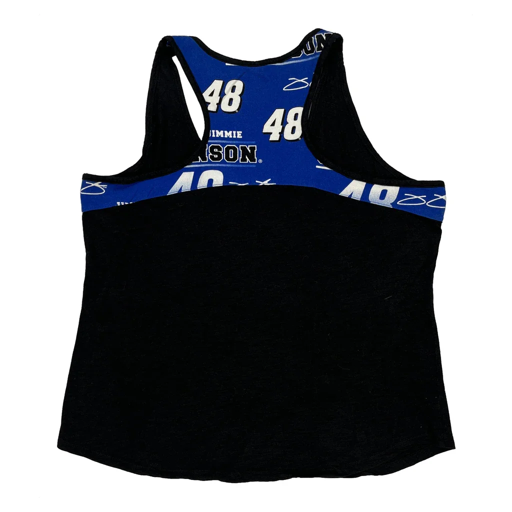 Jimmie Johnson Nascar Graphic Tank Top - 2XL Black Cotton Blend - Image 2