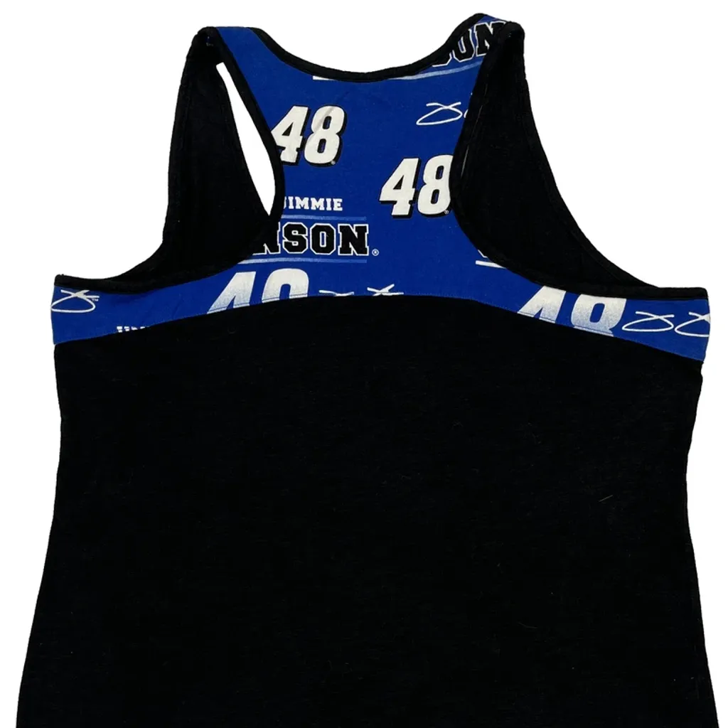 Jimmie Johnson Nascar Graphic Tank Top - 2XL Black Cotton Blend - Image 6