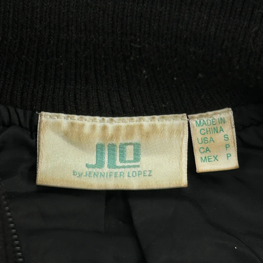 Jlo Bomber Jacket - Small Black Polyester - Image 3