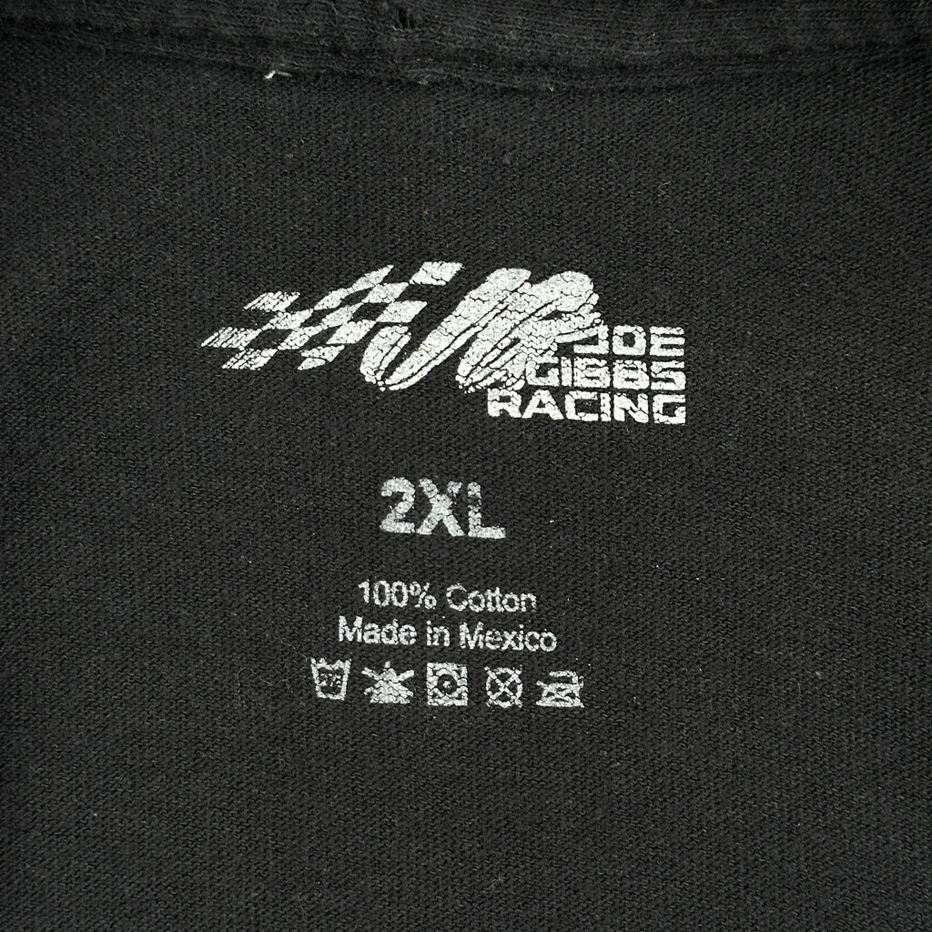 Joe Gibbs Racing Nascar Graphic T-Shirt - 2XL Black Cotton - Image 3