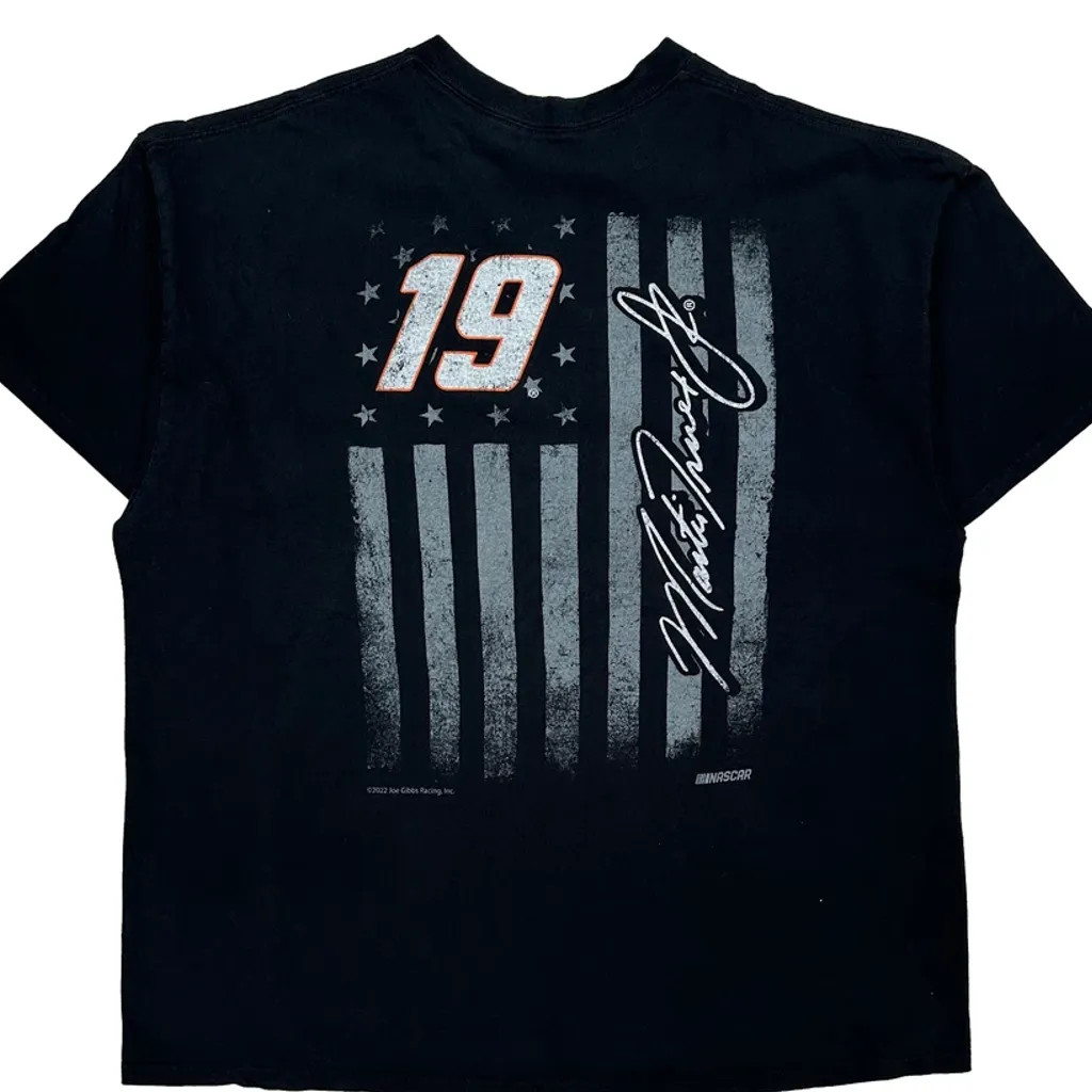 Joe Gibbs Racing Nascar Graphic T-Shirt - 2XL Black Cotton - Image 6