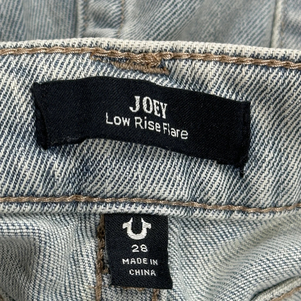 Joey True Religion Flared Jeans - 30W US 4 Light Wash Denim - Image 6