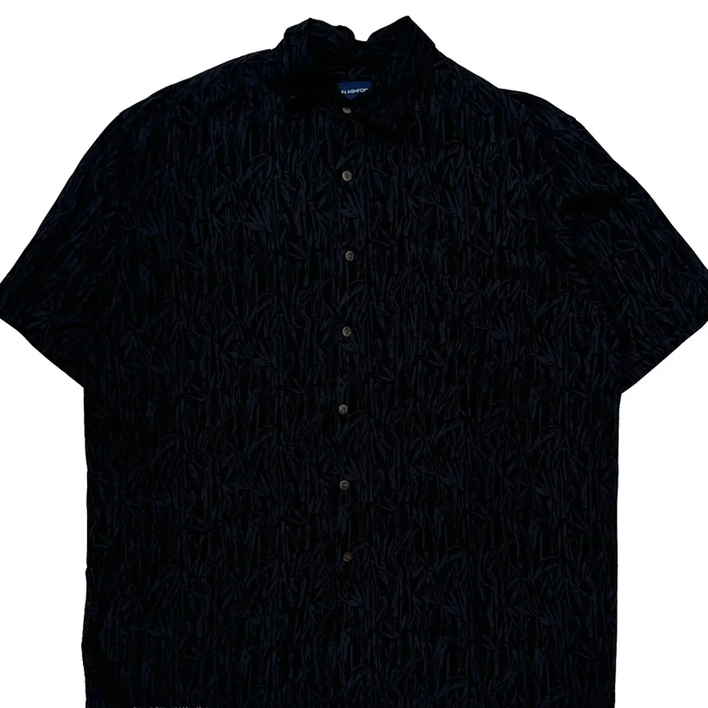 John Ashford Shirt - Large Black Viscose - Image 4