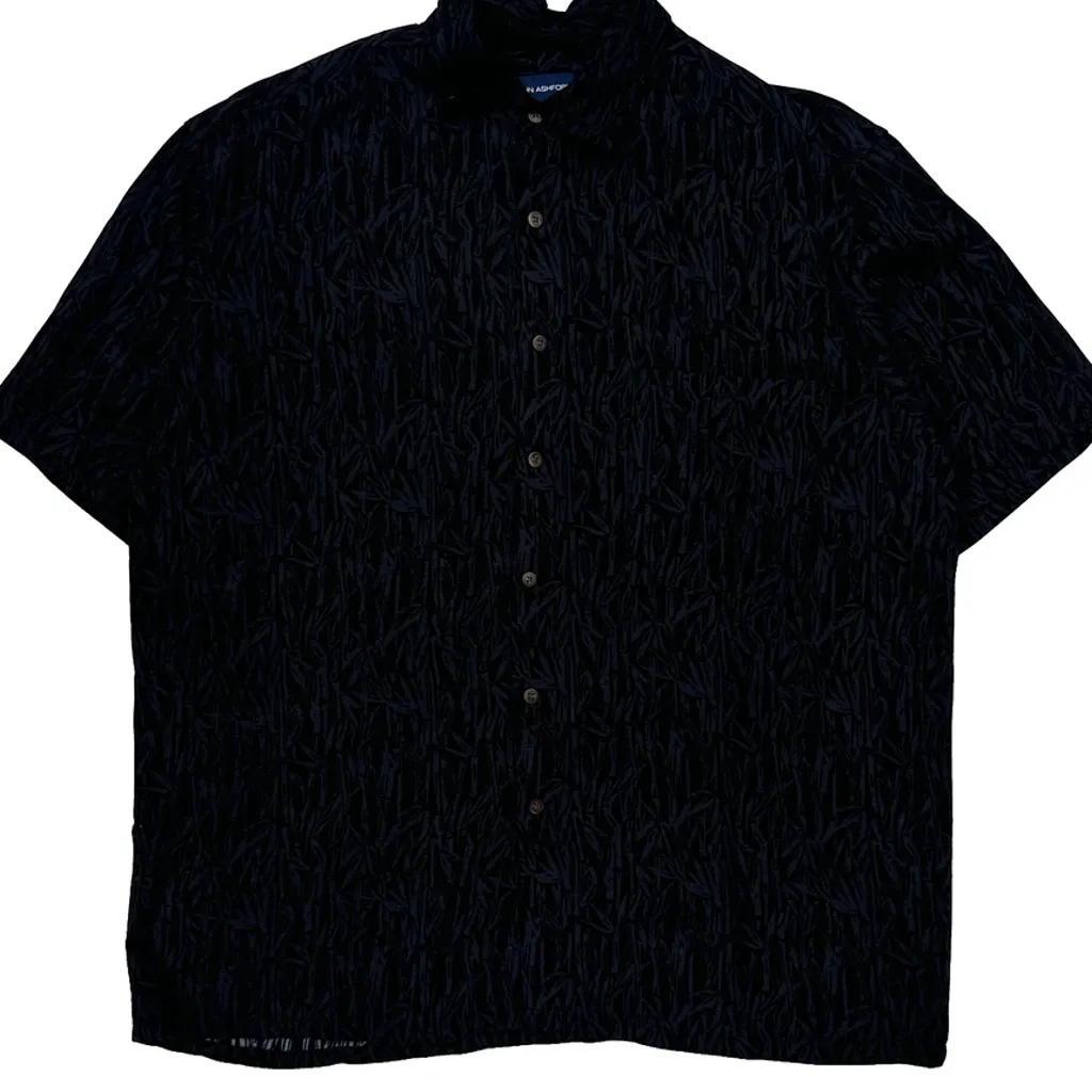 John Ashford Shirt - Large Black Viscose - Image 5