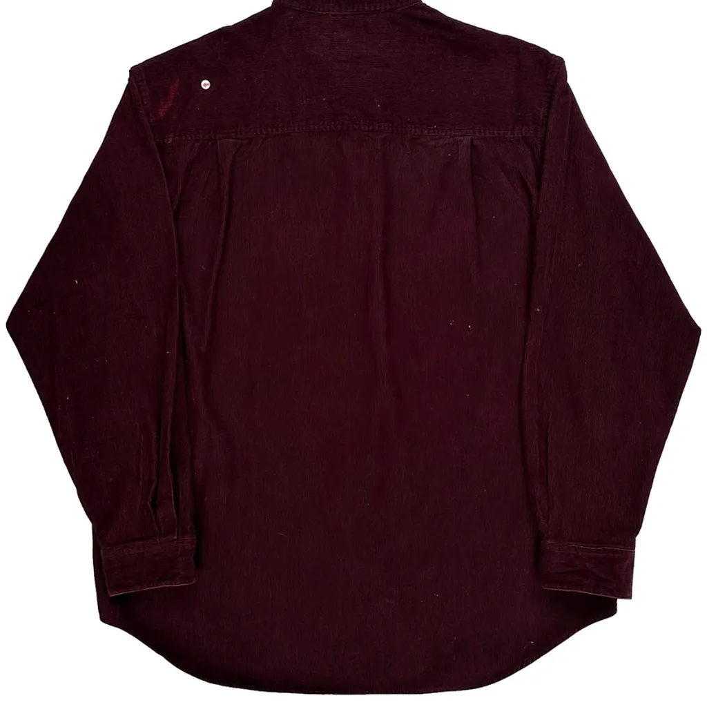 John Ashford Shirt - Large Burgundy Cotton - Image 7