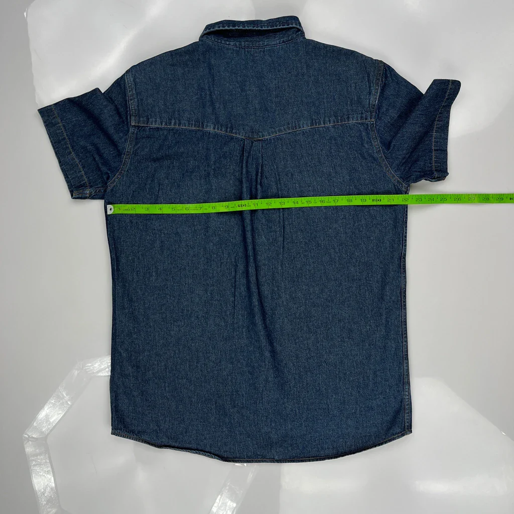 John Baner Denim Shirt - Medium Dark Wash Denim - Image 3