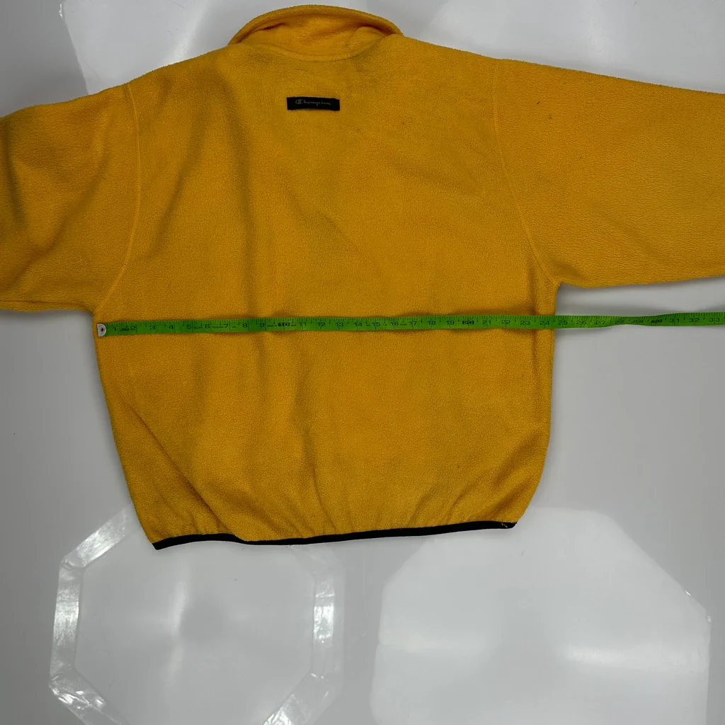 John Carroll Champion Fleece - XL Yellow Polyester - Image 4