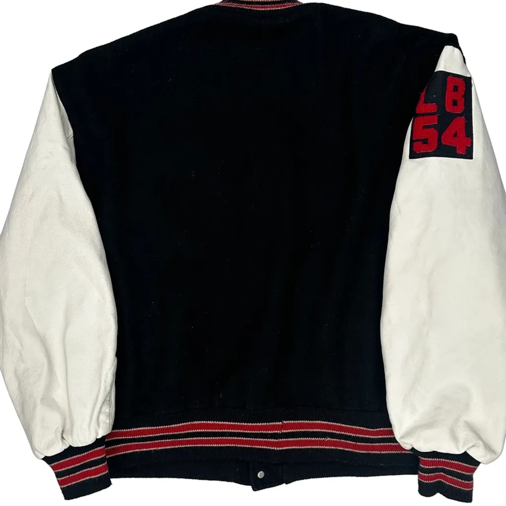 Johnny Jones Delong Varsity Jacket - XL Black Wool Blend - Image 6