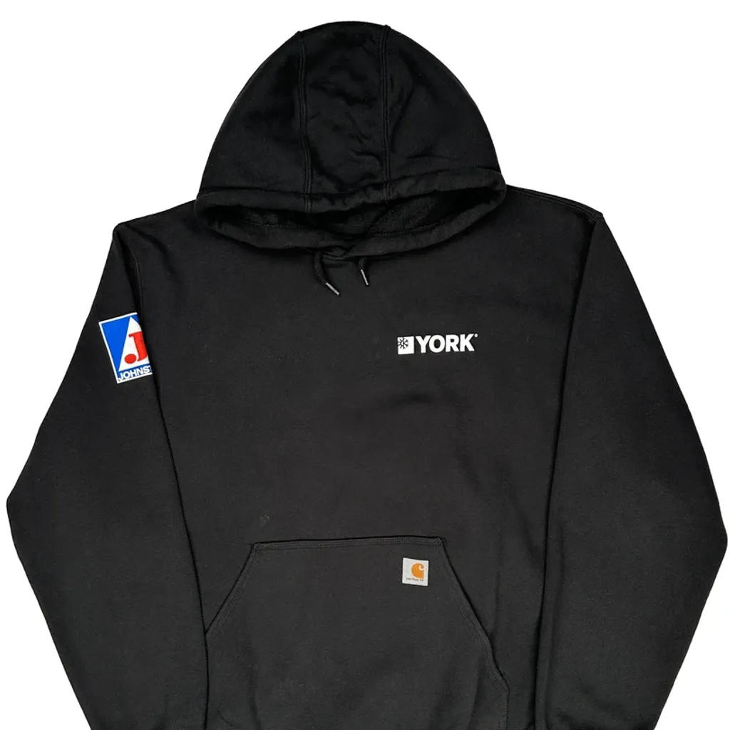 Johnson Controls Carhartt Hoodie - 2XL Black Cotton - Image 4