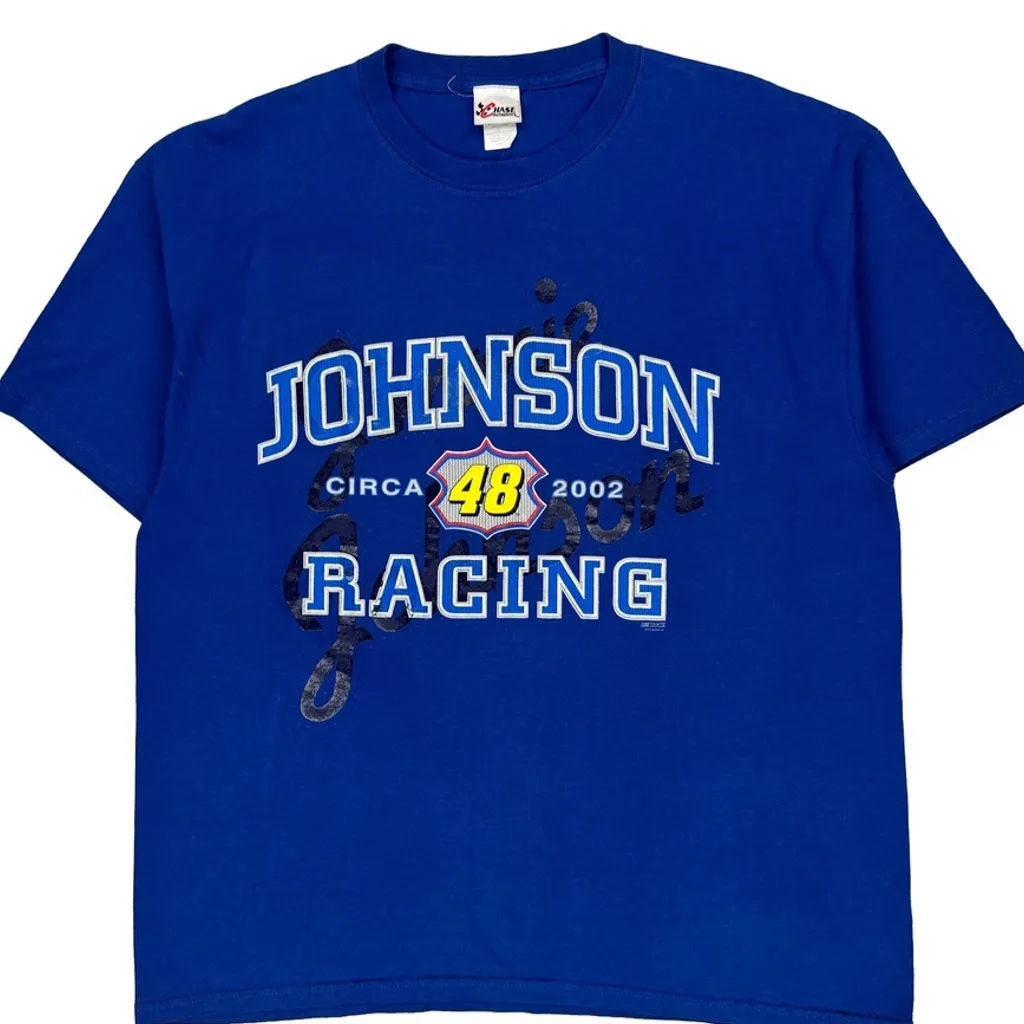 Johnson Racing Chase Authentics Nascar T-Shirt - XL Blue Cotton - Image 6