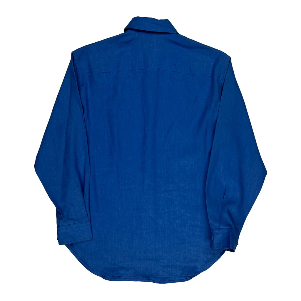 Jones New York Shirt - Small Blue Linen - Image 2