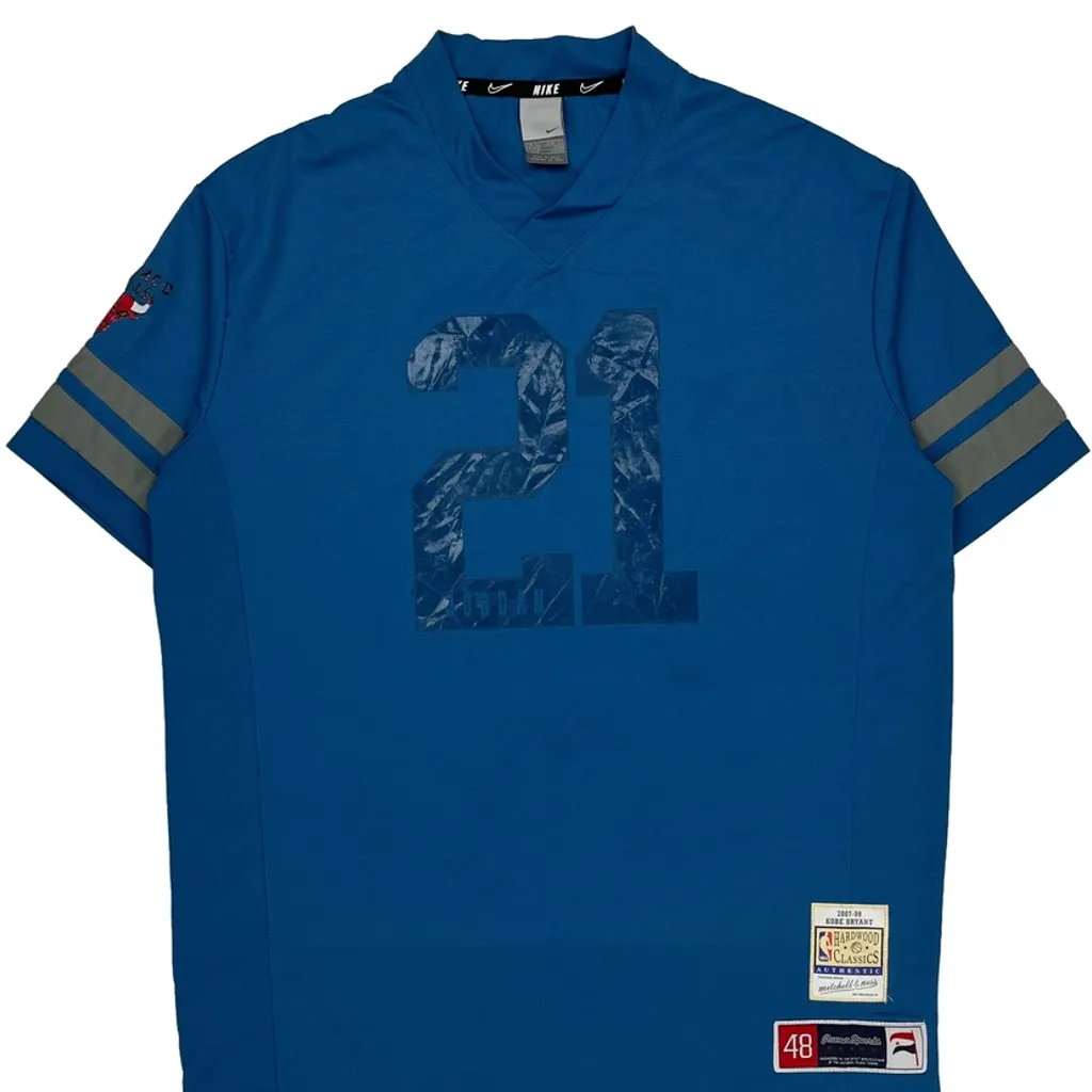 Jordan Nike Jersey - 2XL Blue Polyester - Image 5